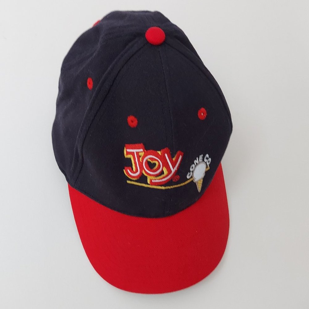 Vintage Joy Cone Co Ice Cream Sugar Cone Ball Cap Hat Adjustable Baseball Fab
